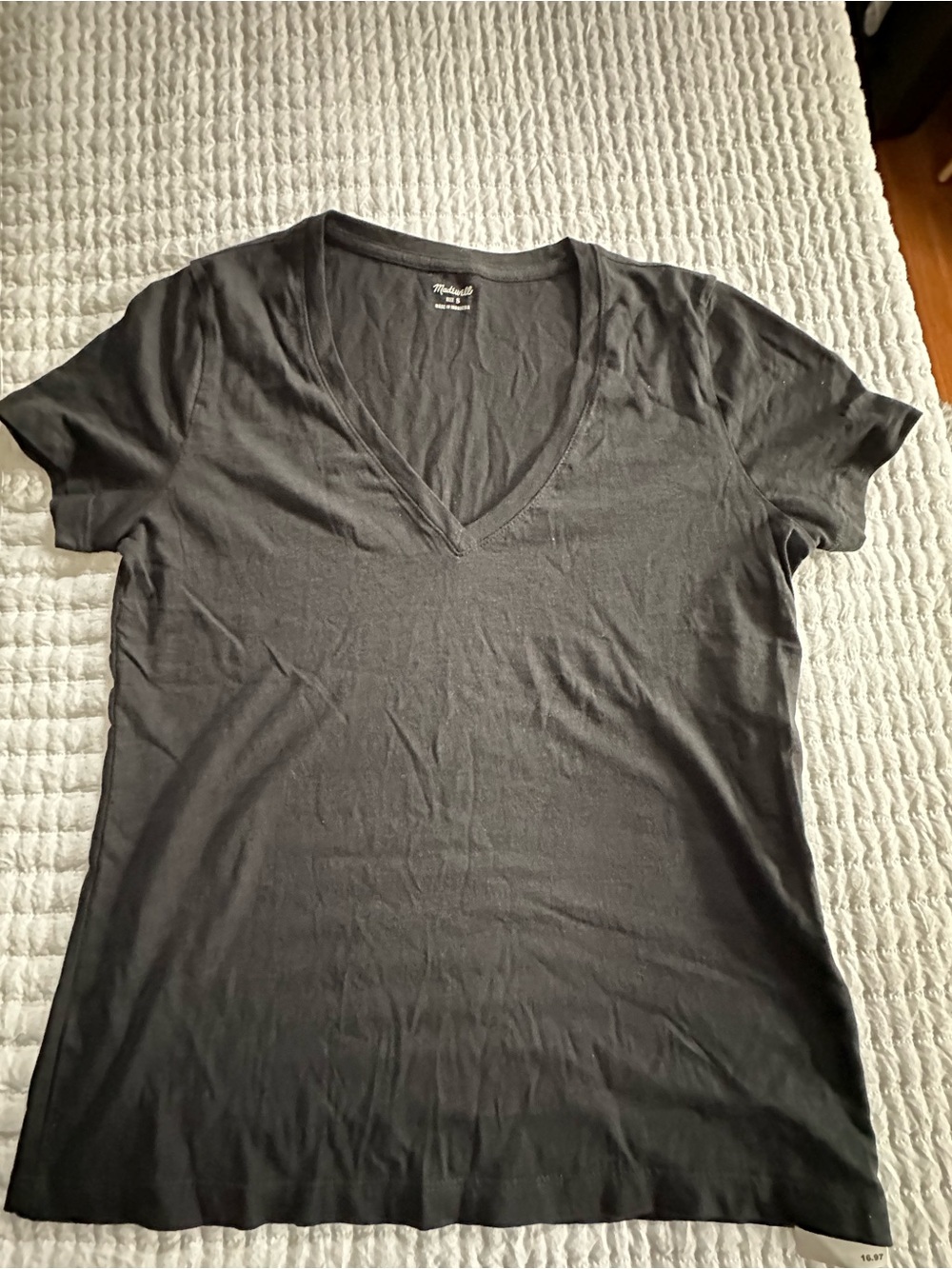 Madewell Black Crewneck Tee